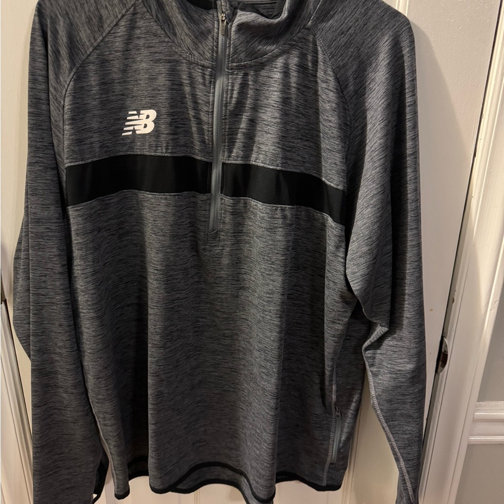 New Balance Charcoal Heather Pullover